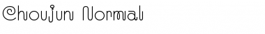 Choujun Normal Font