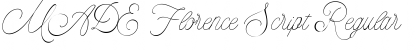 Download MADE Florence Script Font