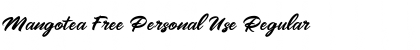 Download Mangotea Free Personal Use Font Download Mangotea Free Personal Use Font