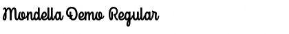 Download Mondella Demo Font Download Mondella Demo Font