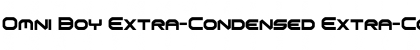 Omni Boy Extra-Condensed Font