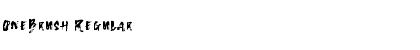 Download OneBrush Font