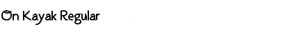 Download On Kayak Font Download On Kayak Font