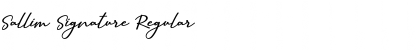 Download Sallim Signature Font Download Sallim Signature Font