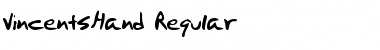 Download VincentsHand Font Download VincentsHand Font
