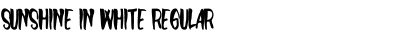 Download Sunshine In White Font Download Sunshine In White Font