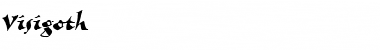 Visigoth Font Visigoth Font