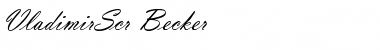 Download VladimirScr Becker Font