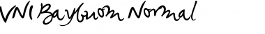 VNIBaybuom Normal Font