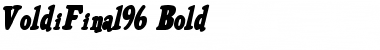 VoldiFinal96 Font