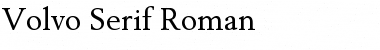 VolvoSerif Roman Font