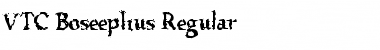 VTC Boseephus Regular Font