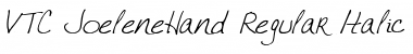 VTC JoeleneHand Italic Font