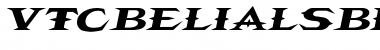 VTCBelialsBladeItalic Font