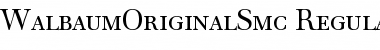 WalbaumOriginalSmc Regular Font