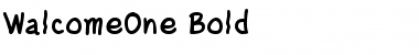 WalcomeOne Font