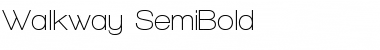 Walkway SemiBold Regular Font