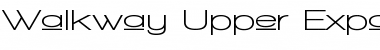 Walkway Upper Expand Bold Regular Font