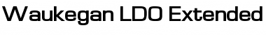 Download Waukegan LDO Font