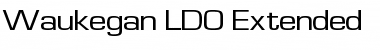 Waukegan LDO Regular Font