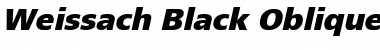 Weissach Black Font