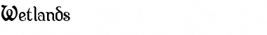 Download Wetlands Font Download Wetlands Font