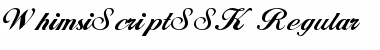 WhimsiScriptSSK Font