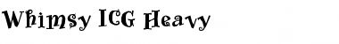 Whimsy ICG Heavy Font