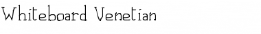 Whiteboard Venetian Regular Font