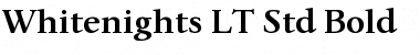 Whitenights LT Std Bold Regular Font