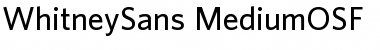 Download WhitneySans-MediumOSF Font