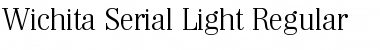 Wichita-Serial-Light Regular Font