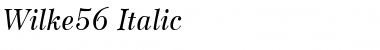 Wilke56 Font Wilke56 Font