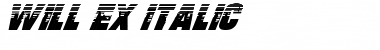 Download Will Ex Italic Font Download Will Ex Italic Font