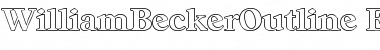 Download WilliamBeckerOutline-ExtraBold Font Download WilliamBeckerOutline-ExtraBold Font