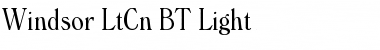 Download Windsor LtCn BT Font