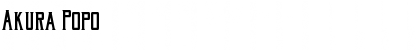 Akura Popo Font Akura Popo Font