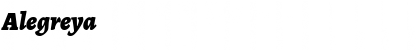 Alegreya Font Alegreya Font