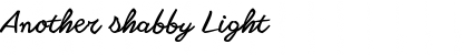 Another shabby Light Font