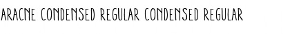 Aracne Condensed Regular Font