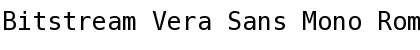 Bitstream Vera Sans Mono Roman Font