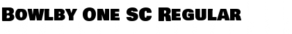 Bowlby One SC Regular Font