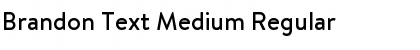 Brandon Text Medium Regular Font