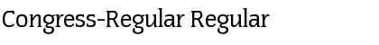 Download Congress-Regular Font