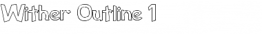 Wither Outline 1 Font