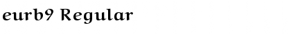 Download eurb9 Font Download eurb9 Font