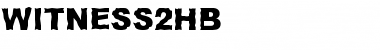 Download Witness2HB Font