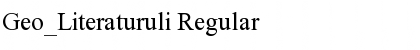 Download Geo_Literaturuli Font Download Geo_Literaturuli Font