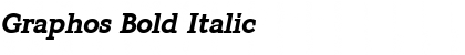 Graphos Bold Italic Font