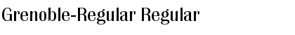 Grenoble-Regular Regular Font